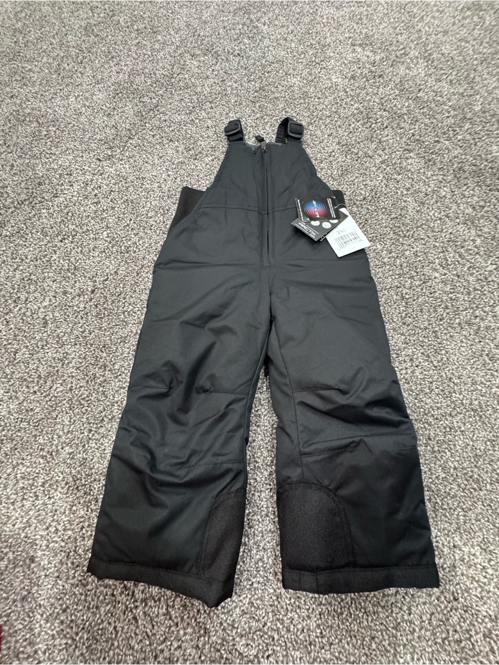 Arctix Black Kids Snow Bib Overalls